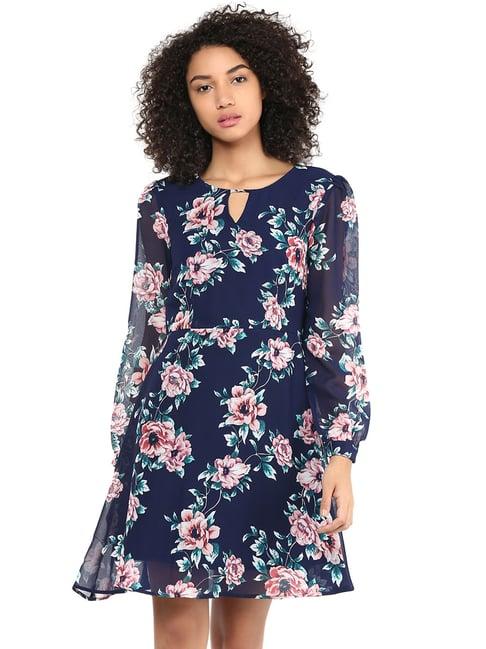 harpa navy floral print dress