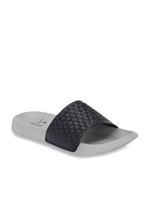 carlton london men's black casual sandal