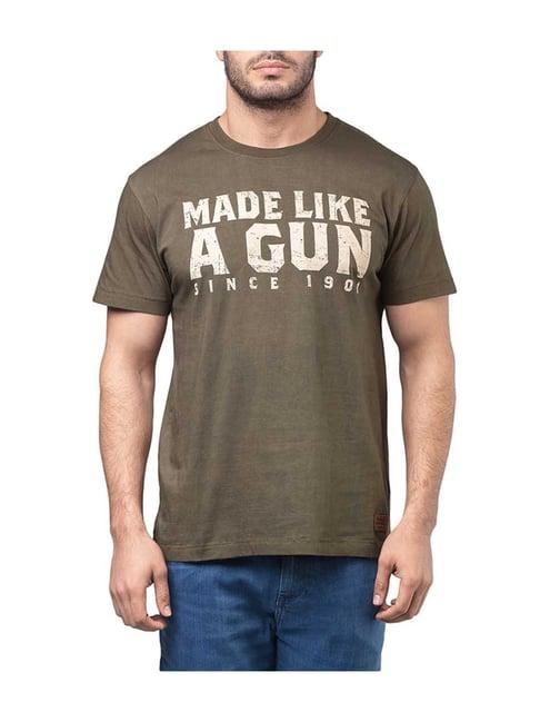 royal enfield olive mlg essential t-shirt