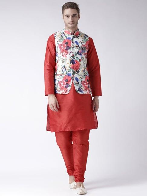 hang up coral regular fit kurta set