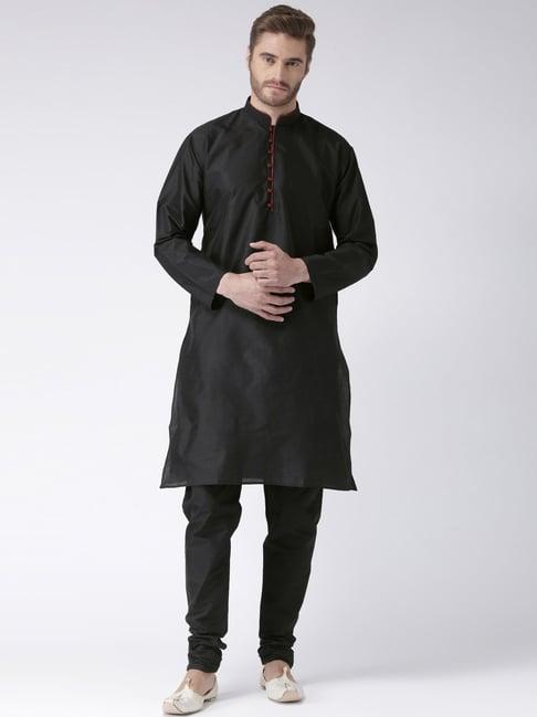 hang up grey regular fit kurta set