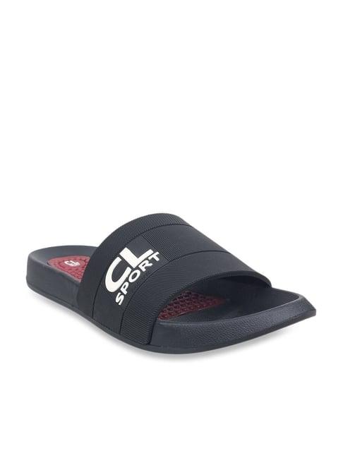 cl sport by carlton london men's black casual sandals