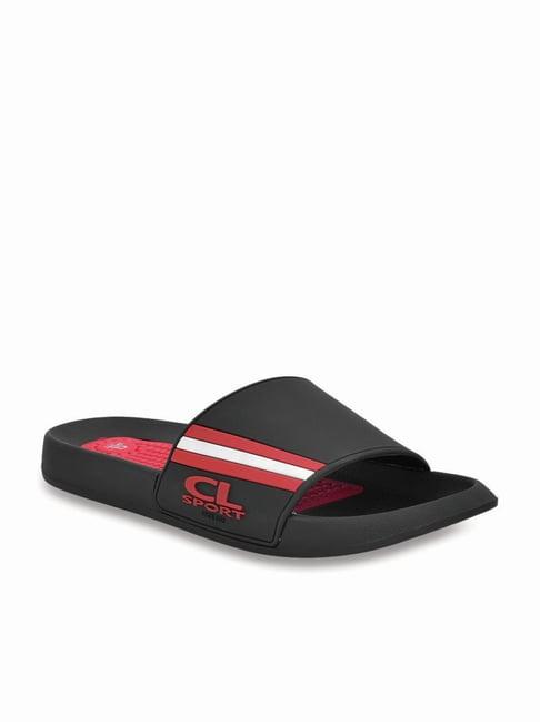 cl sport by carlton london men's black casual sandals