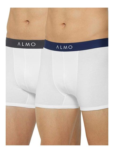 almo white trunks - pack of 2