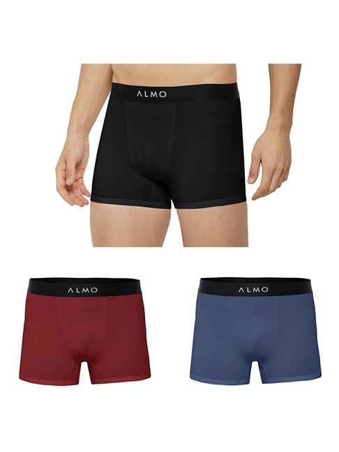 almo multicolor trunks - pack of 3