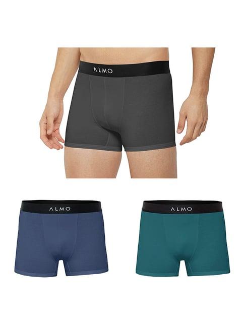 almo multicolor trunks - pack of 3