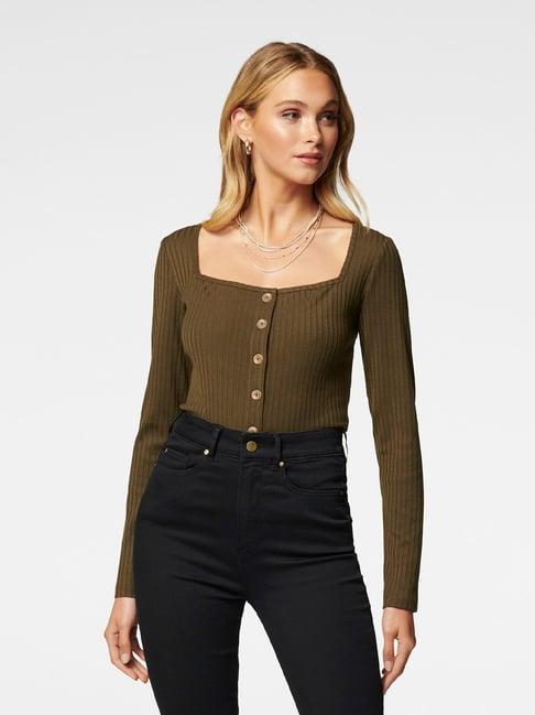 forever new khaki sia cardigan