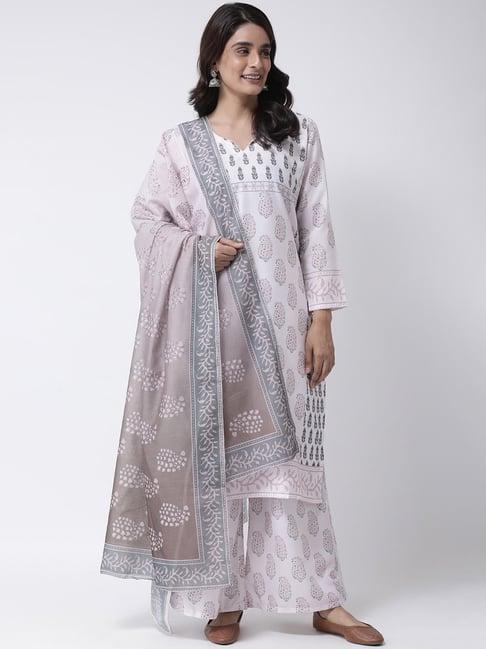 hangup cream printed dupatta