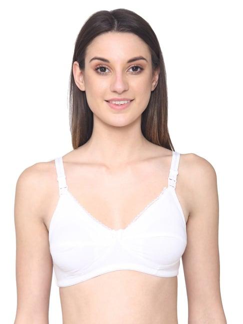 n-gal white non wired non padded maternity bra