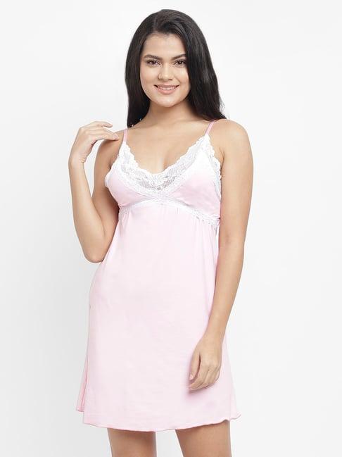 n-gal pink lace babydoll