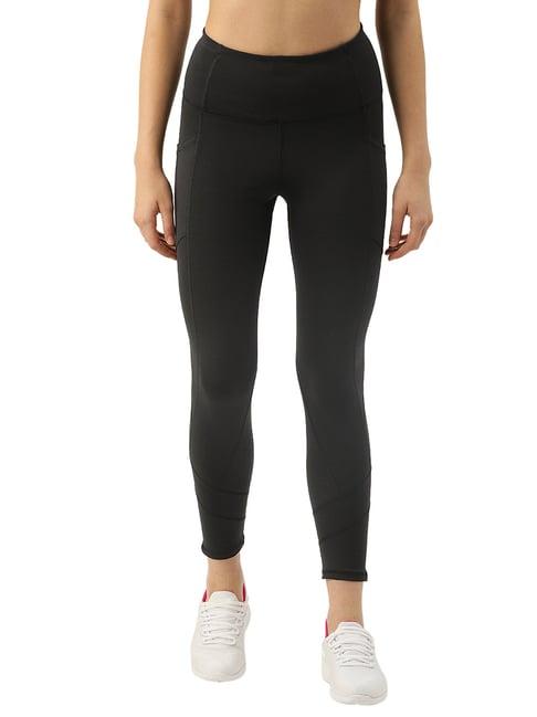 enamor jet black high rise leggings