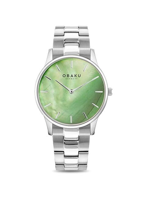 obaku v247lxcesc lyng lille jade analog watch for women