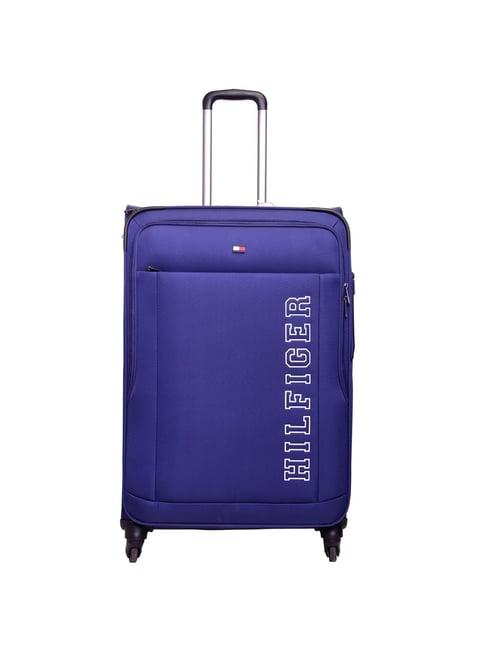 tommy hilfiger bravo navy 4 wheel small soft cabin trolley   - 38.5 cm