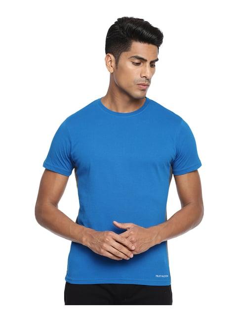 fruit of the loom imperial blue regular fit t-shirt