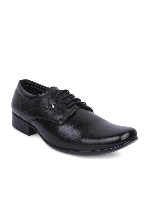 action men's dotcom black derby shoes