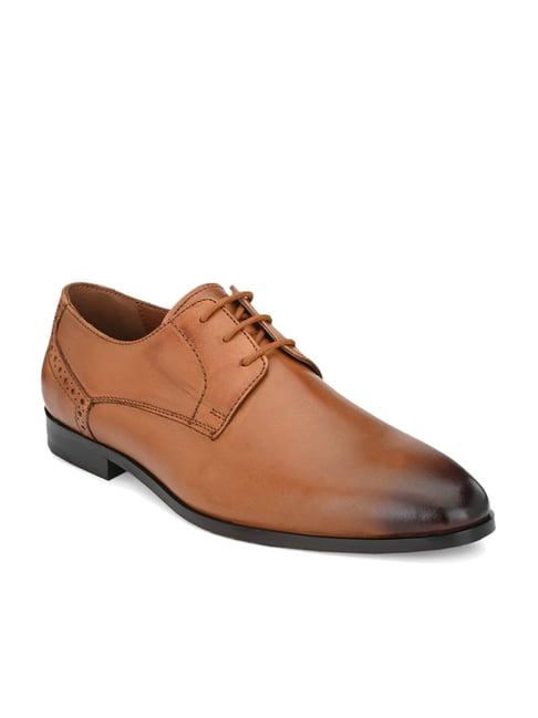 san frissco men's blake tan derby shoes