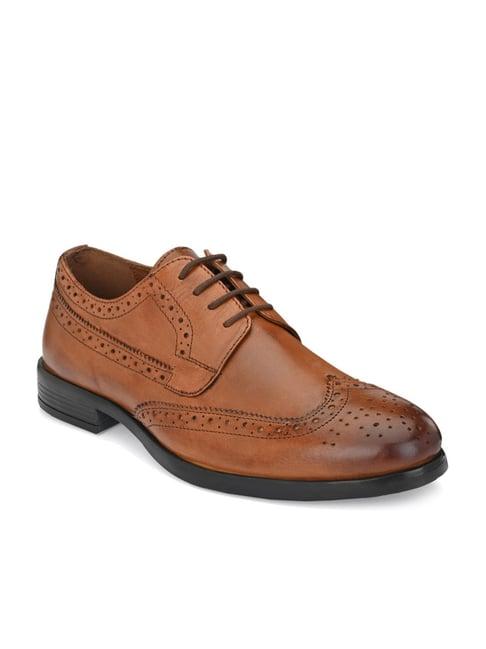 san frissco men's darvey tan derby shoes