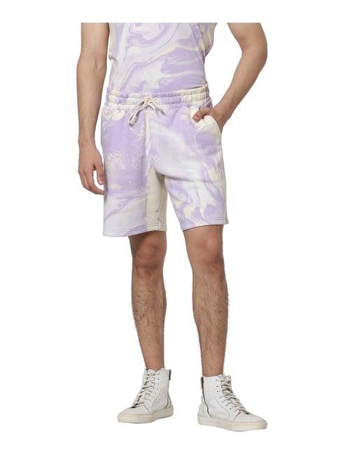 jack & jones lavender mid rise shorts