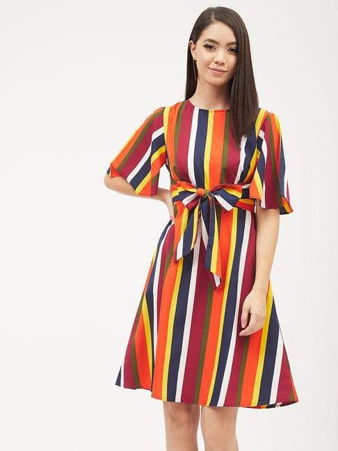 harpa multicolor striped dress