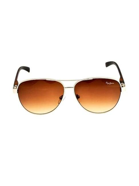 pepe jeans pj5148 brown aviator