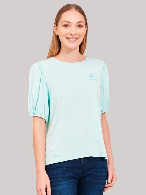 beverly hills polo club blue regular fit top