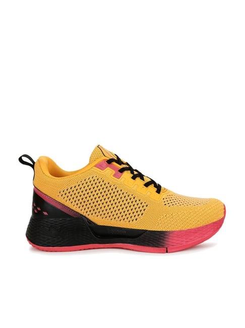 campus men's paradise mustard running shoes