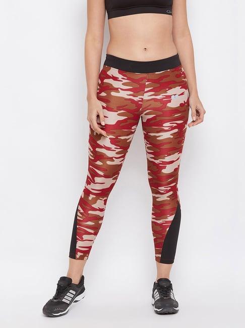 clovia multicolor camoflauge tights