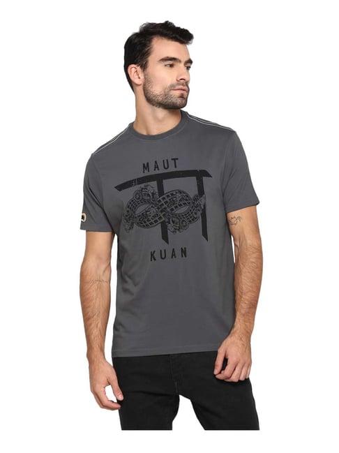 royal enfield charcoal maut ka kuan t-shirt