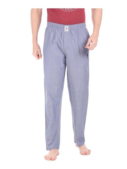 u.s. polo assn. light blue slub lounge pants