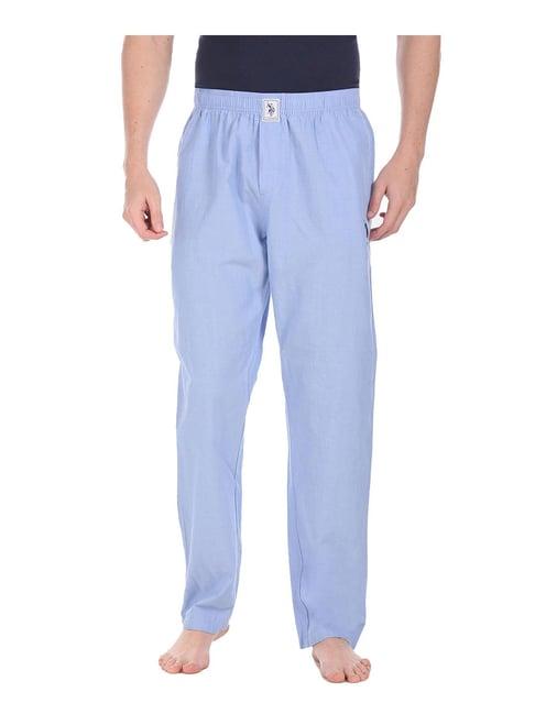 u.s. polo assn. light blue regular fit lounge pants