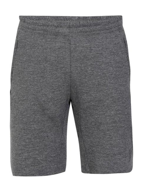 anta grey cotton regular fit shorts