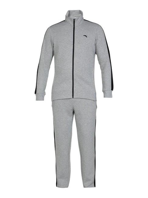 anta grey regular fit tracksuit