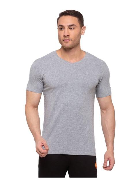 status quo grey v neck t-shirt