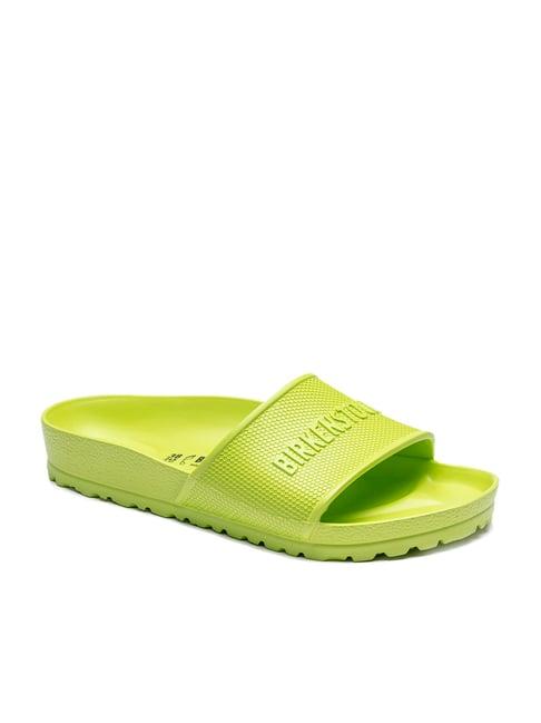 birkenstock men's barbados lime green casual sandals