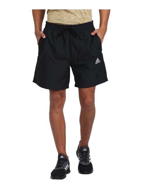 adidas m sl chelsea black & white regular fit shorts