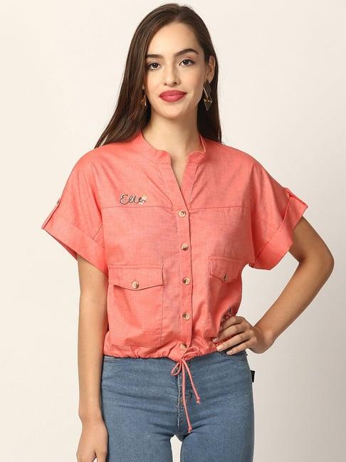 elle coral regular fit shirt