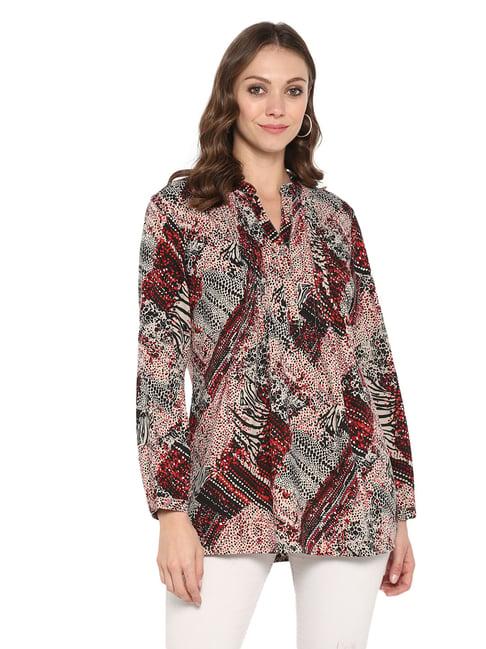 aditi wasan multicolor printed top