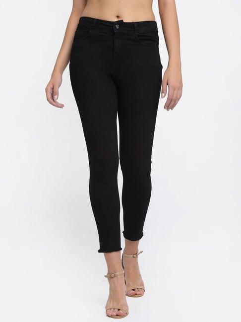 global republic black slim fit jeans