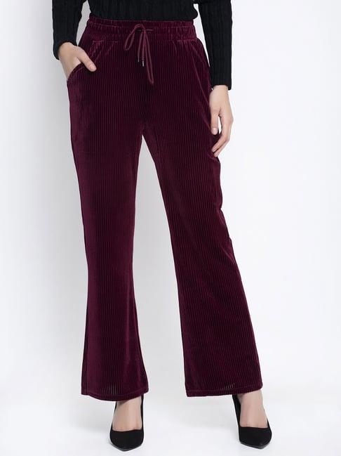 global republic wine slim fit pants