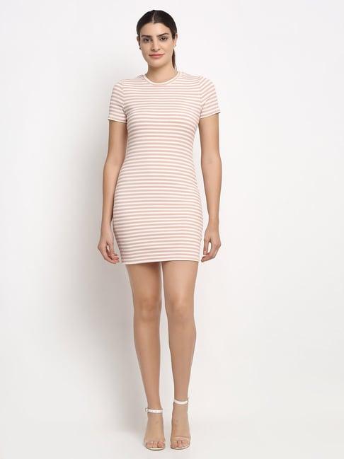 global republic pink striped dress