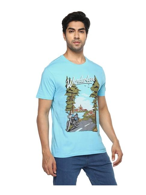 royal enfield aqua wander love t-shirt