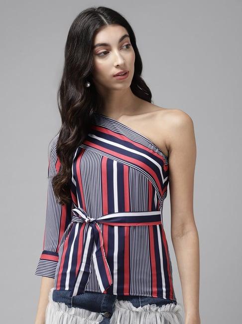 cayman multicolored striped top