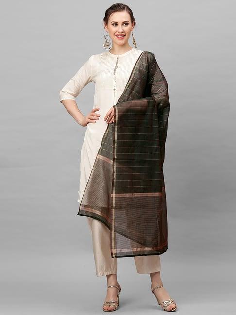 indo era green dupatta