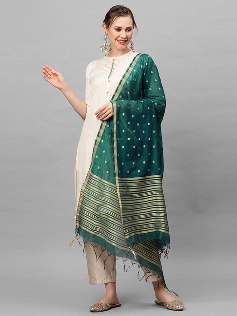 indo era green dupatta