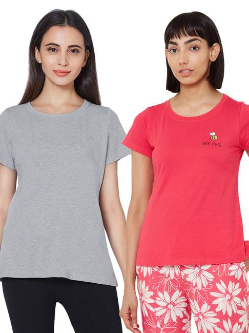 soie  multicolor cotton t-shirt (pack of 2)