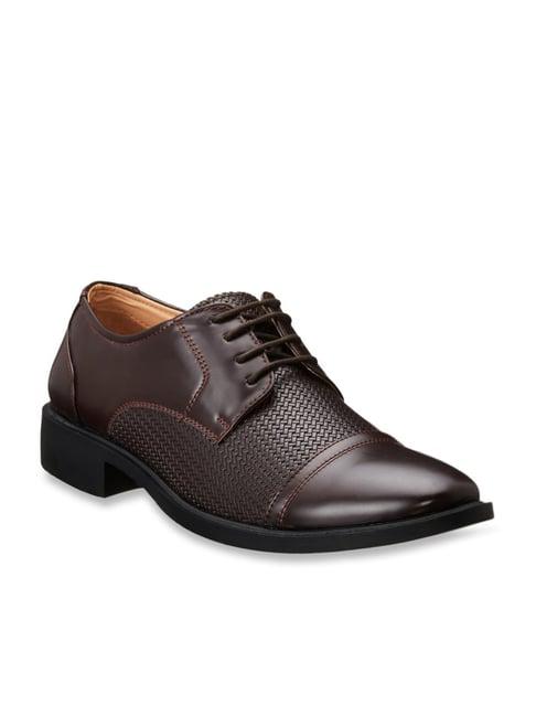 duke men's brown derby shoes