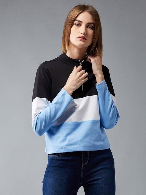 dolce crudo multicolor cotton sweatshirt