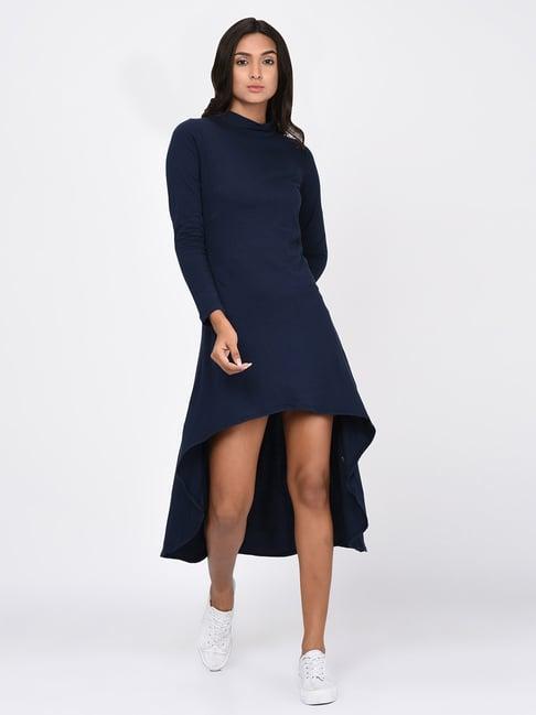 rigo navy cotton dress