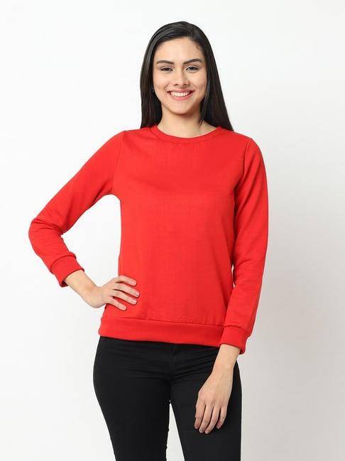 rigo red regular fit sweatshirt