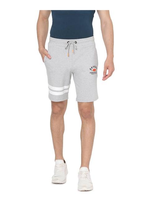 spykar grey shorts